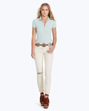 Load image into Gallery viewer, Skinny Fit Stretch Mesh Polo