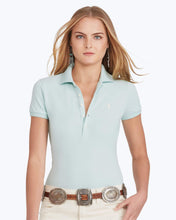Load image into Gallery viewer, Skinny Fit Stretch Mesh Polo