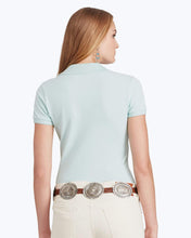 Load image into Gallery viewer, Skinny Fit Stretch Mesh Polo