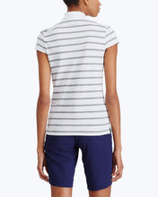 Load image into Gallery viewer, Striped Cap-Sleeve Polo