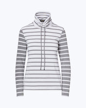 Load image into Gallery viewer, Striped Funnelneck Pullover