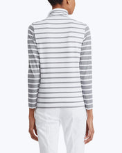 Load image into Gallery viewer, Striped Funnelneck Pullover