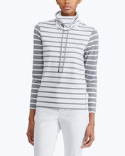 Load image into Gallery viewer, Striped Funnelneck Pullover